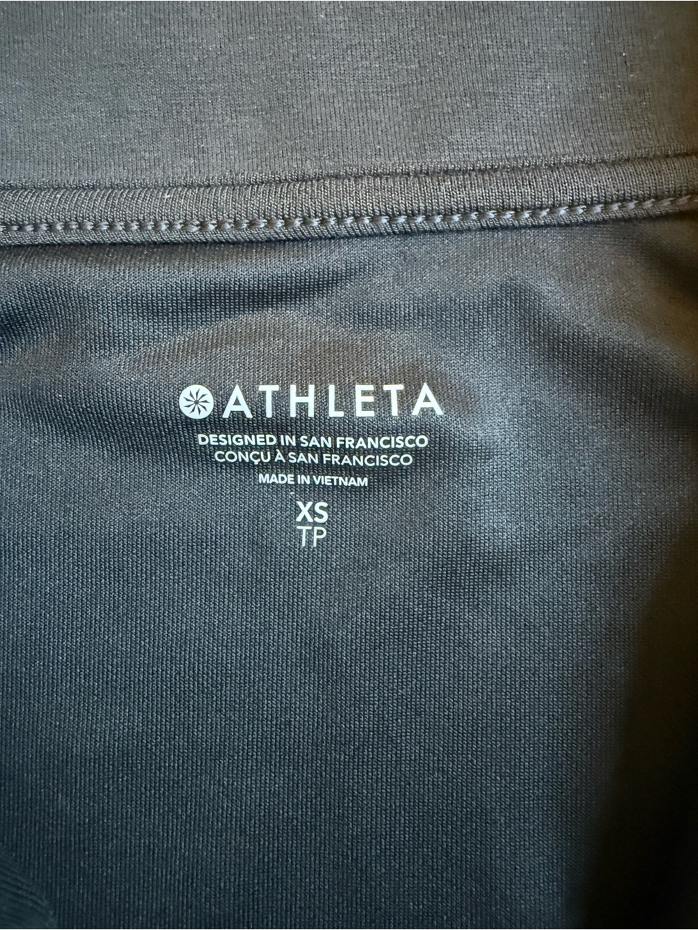 Athleta Black Seasoft Quarter-Zip - Picture 6 of 8